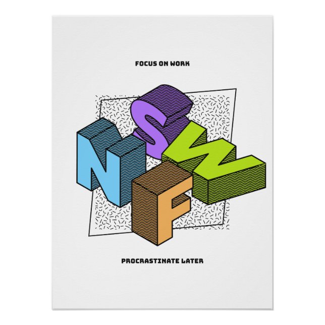 Motivational Poster Office Decor | Bold Quote (Anverso)