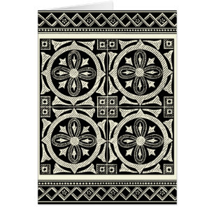 Motivo de Mandala en blanco y negro por Vision Stu