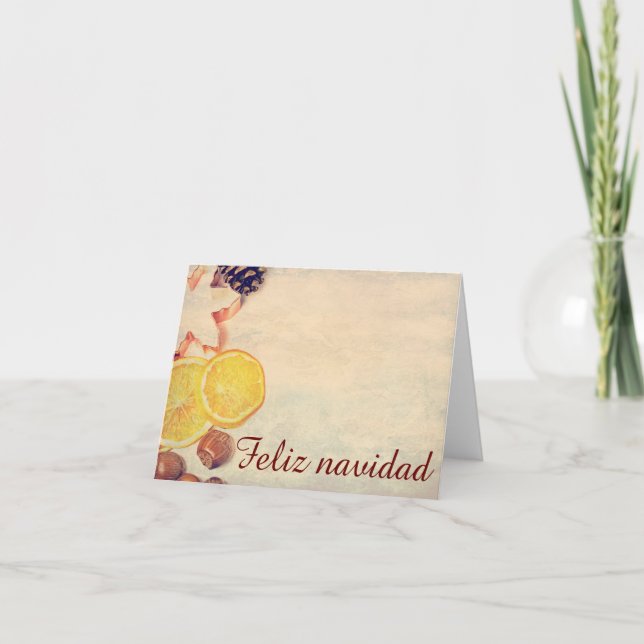 Motivo de Navidad con frutas… (Anverso)