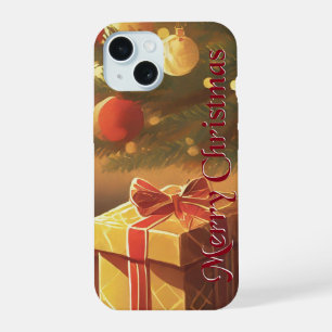 Motivo de Navidad, con regalos bajo el árbol de Na