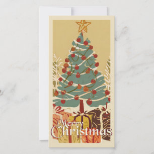 Motivo de Navidad, con regalos bajo el árbol de Na