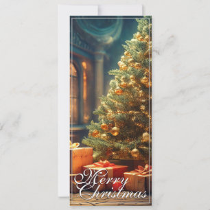 Motivo de Navidad con regalos bajo el árbol de Nav