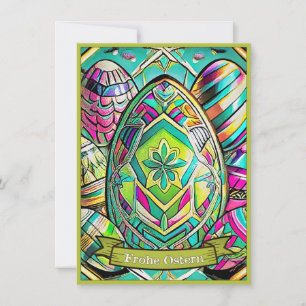 Motivo de Pascua de dibujos animados coloridos con