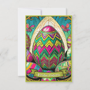 Motivo de Pascua de dibujos animados coloridos con