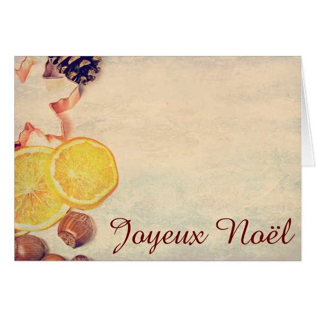 Motivo para Navidades con frutas... (Anverso (Horizontal))