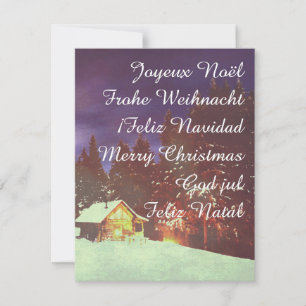 Motivo para Navidades inviernos maravilla