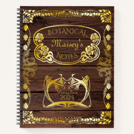 Motivos Botánicos Art Nouveau Cubierta del libro O