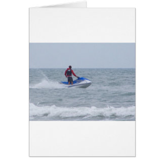 moto acuática en la playa