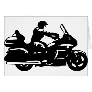 moto de la motocicleta del motorista goldwing