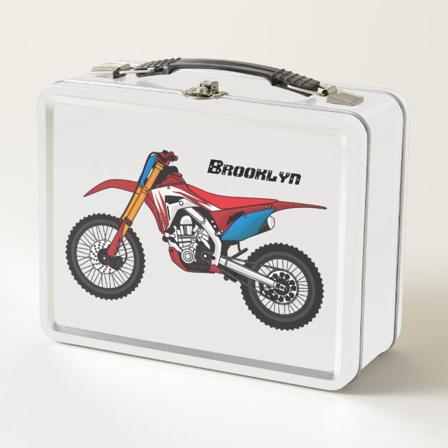Moto de moto de tierra roja (Anverso)