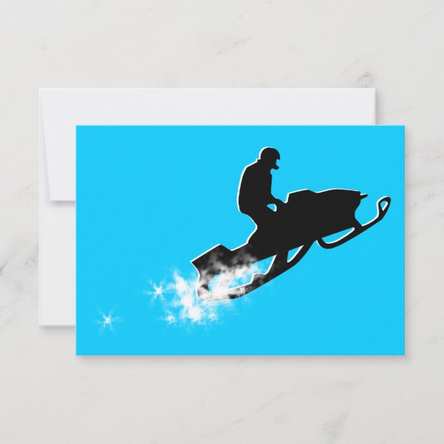 moto de nieve : rastro de polvo (Anverso)