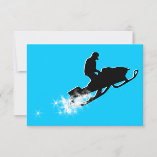moto de nieve : rastro de polvo