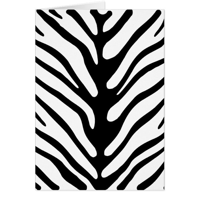 Moto de rayas de cebra retro (Frente)