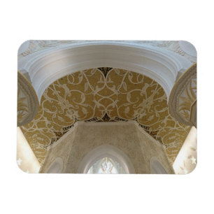 Moto de techo con baldaquino dorado imán 3"x4"