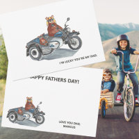 Moto del Día del Padre con osos de Sidecar