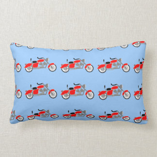 Moto por todo la almohada de la impresión