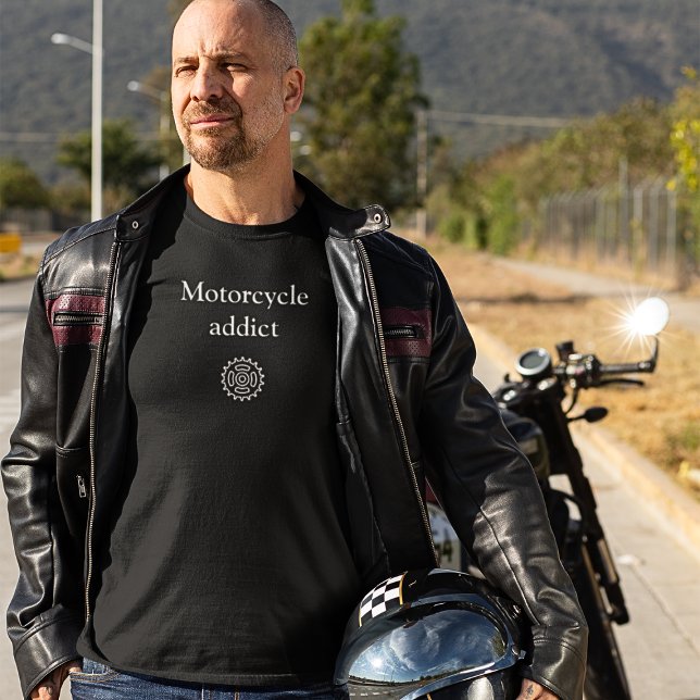 Motocicleta Addict - camiseta de motocicleta (Subido por el creador)