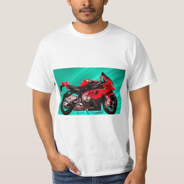 Motocicleta BMW para camisetas masculinas (Anverso)