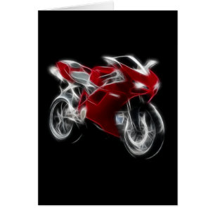Motocicleta de Carreras deportiva en bicicleta