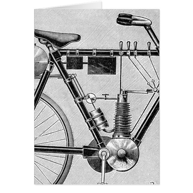 Motocicleta de Petrolette Omega, 1895 (Frente)
