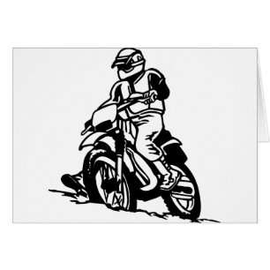 Motocicleta del motocrós