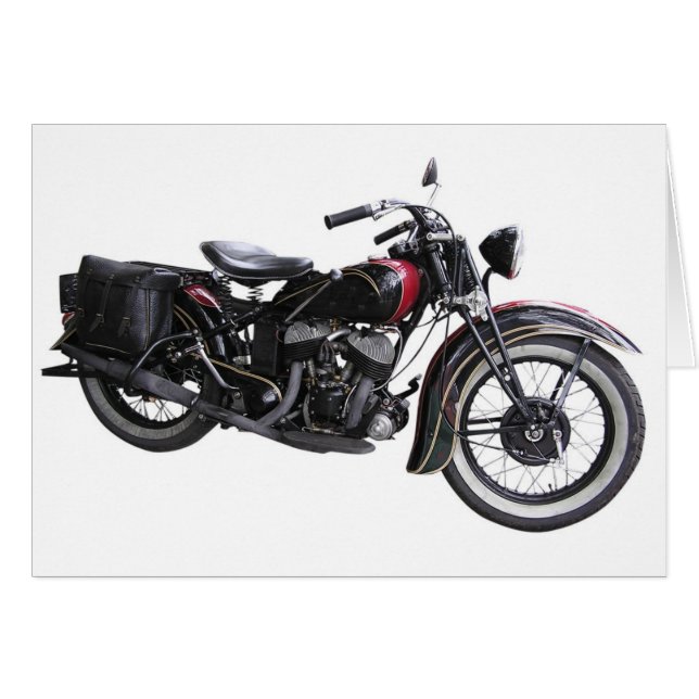 Motocicleta del vintage (Anverso (Horizontal))