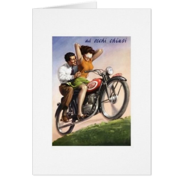 Motocicleta del vintage (Frente)