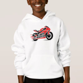 Motocicleta deportiva roja y negra