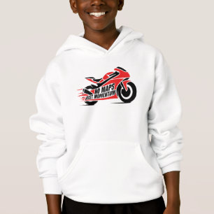 Motocicleta deportiva roja y negra