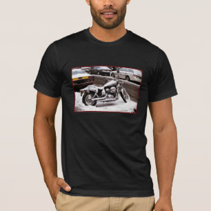 'Motocicleta en invierno' camiseta para adultos