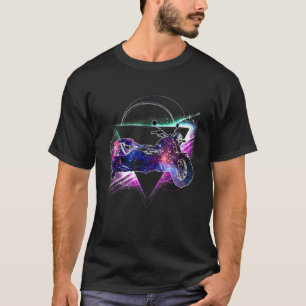 Motocicleta Estética Galaxy Sidecar Camiseta T