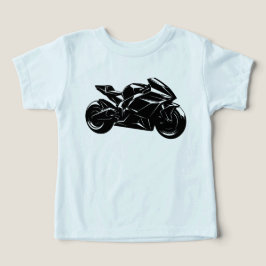 Motocicleta futurista vector negro blanco