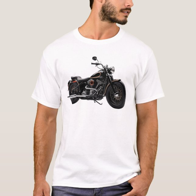 Motocicleta o motocicleta camiseta (Anverso)