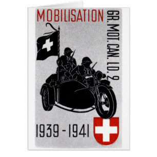 Motocicleta renovada suiza de WWII