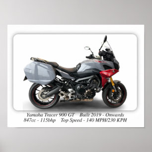 Motocicleta Yamaha Tracer 900 GT - Impresión de ta