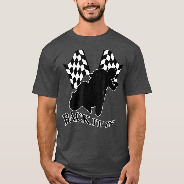 Motocicletas carreras de pista plana T camisetas d (Anverso)