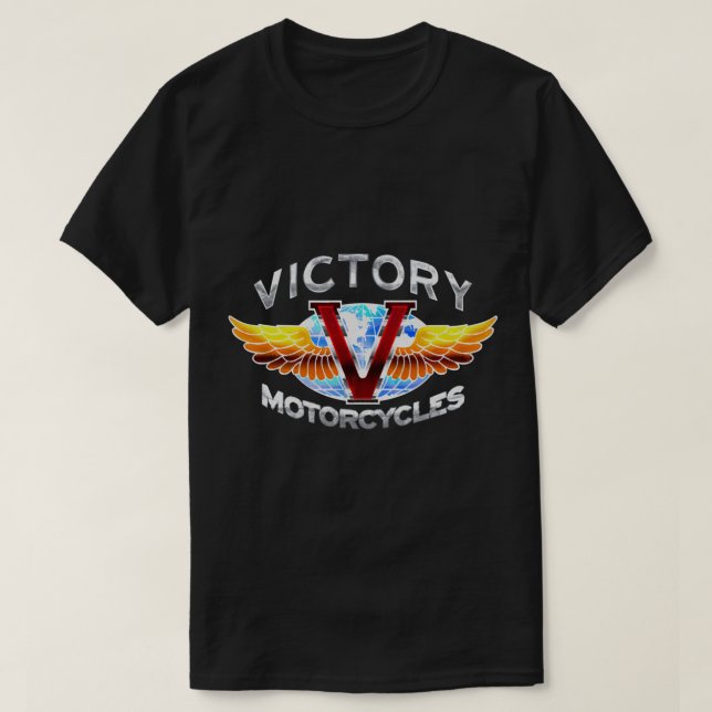 Motocicletas de victoria camiseta clásica (Diseño del anverso)