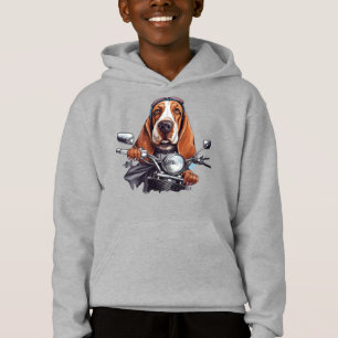 motociclista de perro de Guay, un lindo perrito de