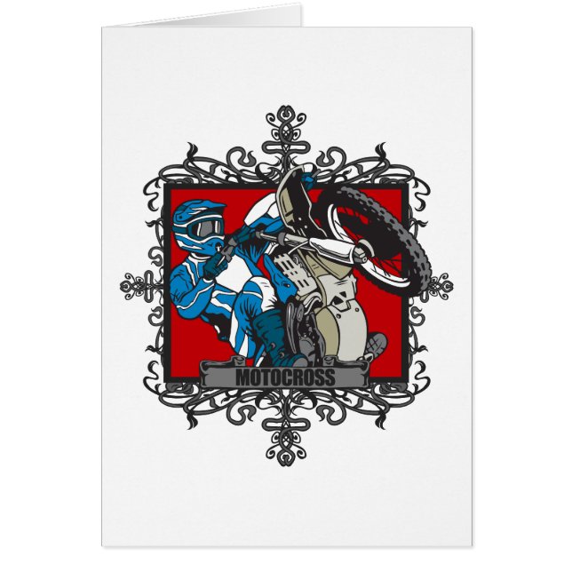 Motocrós agresivo (Frente)