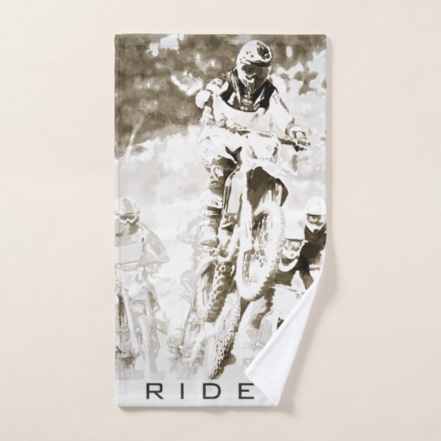 Motocross (Toalla de mano)