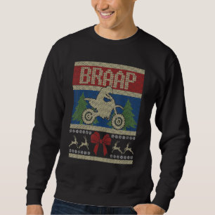 Motocross Navidades feos suéter mx Dirt Bike