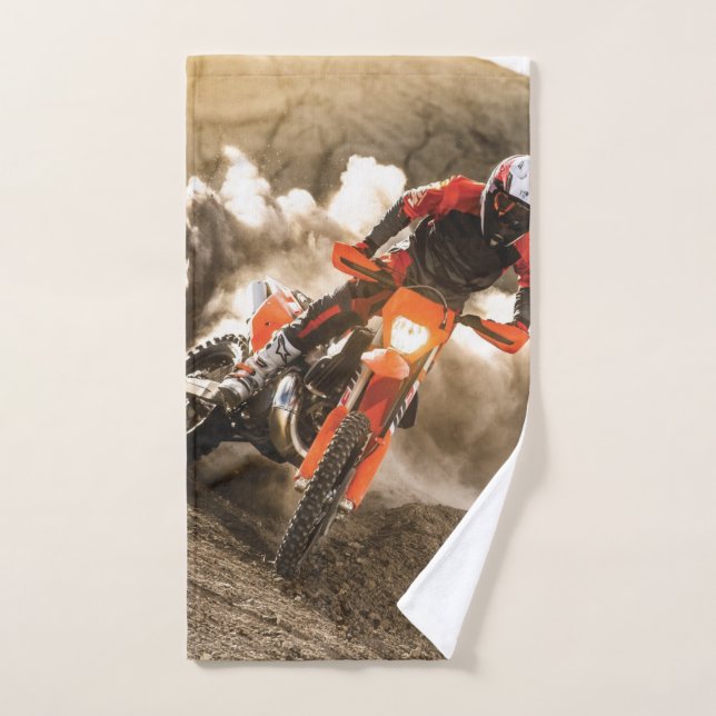 Motocross Rider (Toalla de mano)