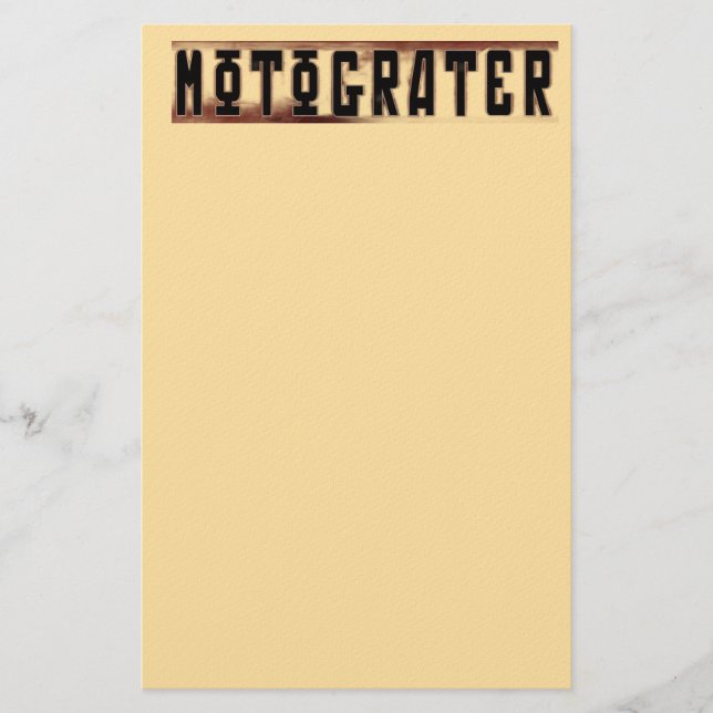 MOTOGRATER Papelería (Anverso)