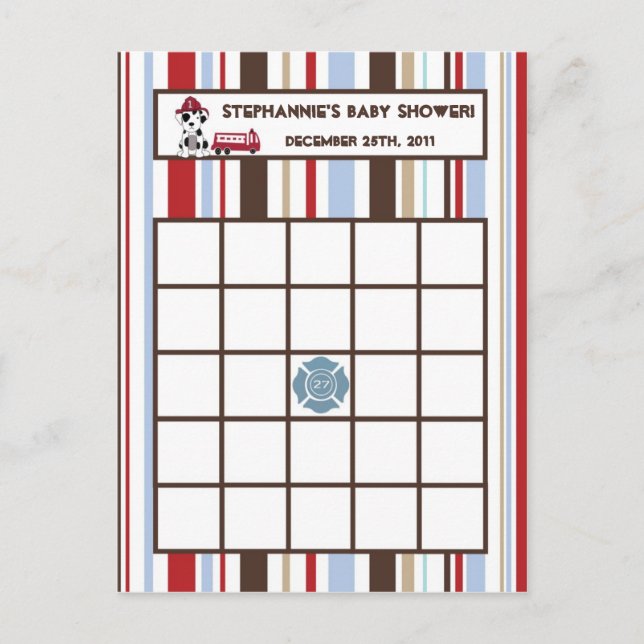 Motor de fuego de la tarjeta de bingo nojo (Anverso)