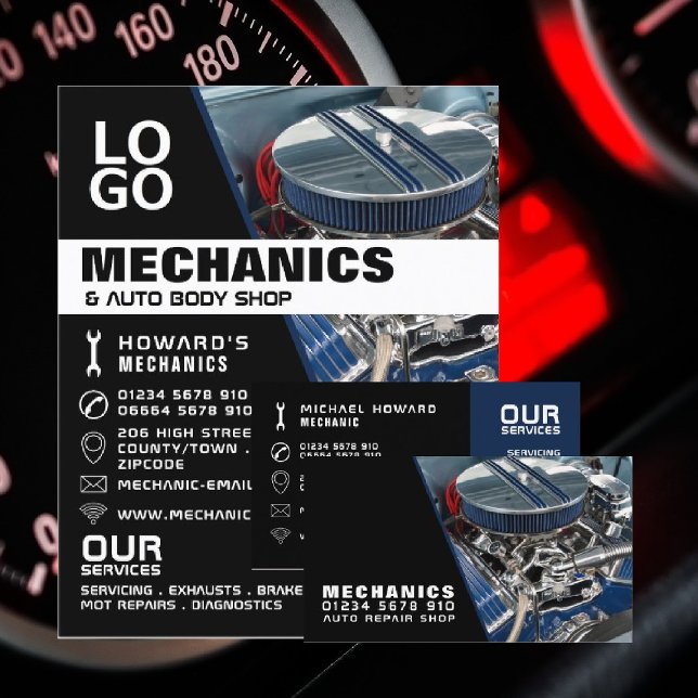 Motor de motor, mecánica automática y publicidad d (Subido por el creador)
