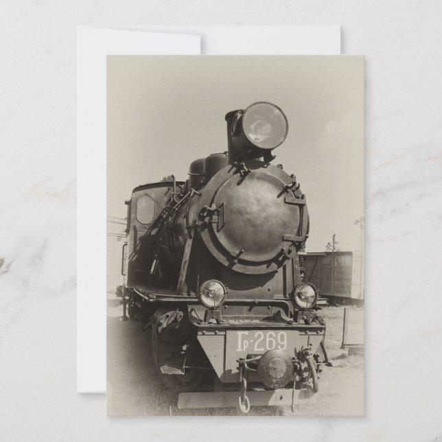 Motor de vapor de pequeño calibre Gr-269 antiguo (Anverso)