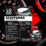 Motor del coche, publicidad de la distribución aut<br><div class="desc">Motor De Coche,  Volantes De Publicidad De Distribuidor Automático Por La Tienda De Tarjetas De Negocios.</div>