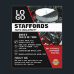 Motor del coche, publicidad de la distribución aut<br><div class="desc">Motor De Coche,  Volantes De Publicidad De Distribuidor Automático Por La Tienda De Tarjetas De Negocios.</div>