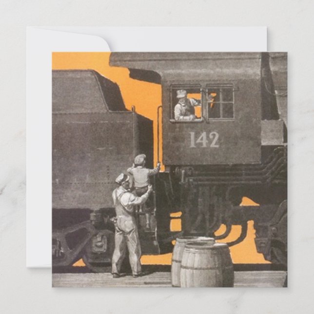 MOTOR LOCOMOTOR DEL TREN DE LA INVITACIÓN DEL (Anverso)