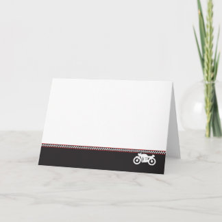 Motorcycle Cafe Racer Foto Tarjeta de felicitación